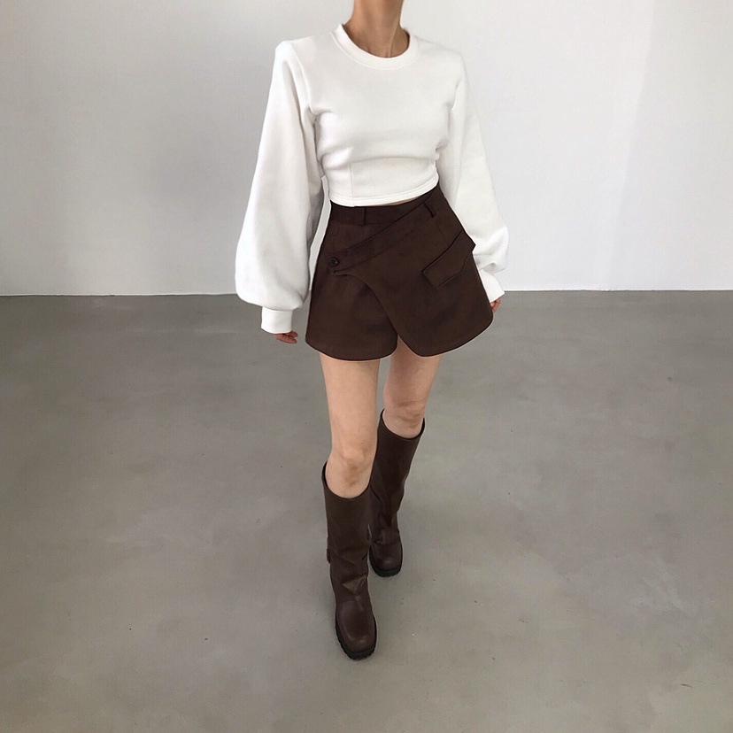 2TWO MOON東大門㊣實拍女裝新品休閑推薦真品衛衣保暖腰帶2TWO MOON衛衣圖色2