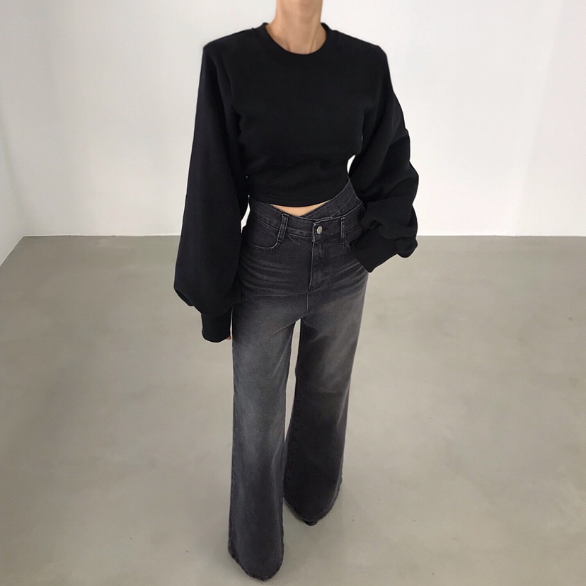 2TWO MOON東大門㊣實拍女裝新品休閑推薦真品衛衣保暖腰帶2TWO MOON衛衣圖色4