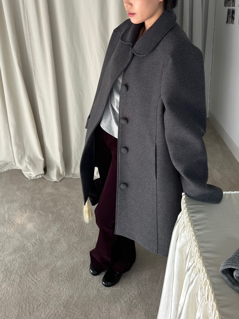 MURS韓國代購㊣女裝新品休閑推薦時尚職業人氣真品中長款大衣MURS中長款大衣