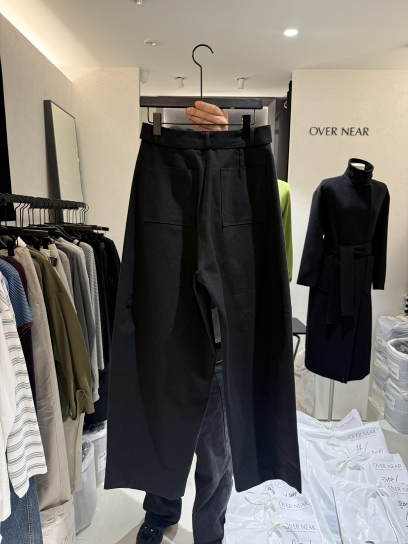 OVER NEAR韓國直郵㊣女裝新款推薦25秋冬人氣休閑褲含腰帶OVER NEAR休閑褲