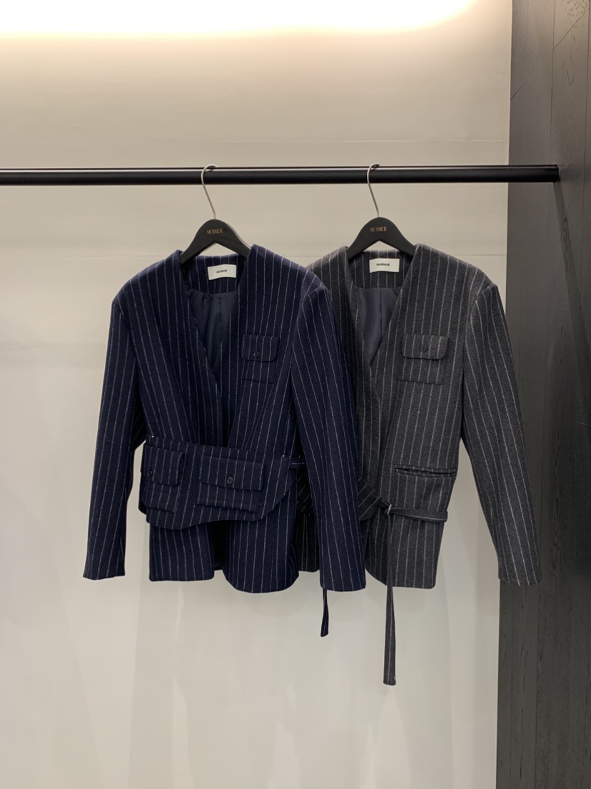 MURMUR韓國直郵㊣女裝新款推薦熱賣人氣時尚休閑夾克含腰包MURMUR夾克