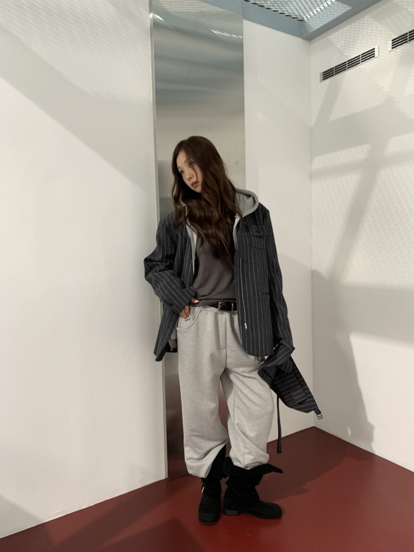 MURMUR韓國直郵㊣女裝新款推薦熱賣人氣時尚休閑夾克含腰包MURMUR夾克