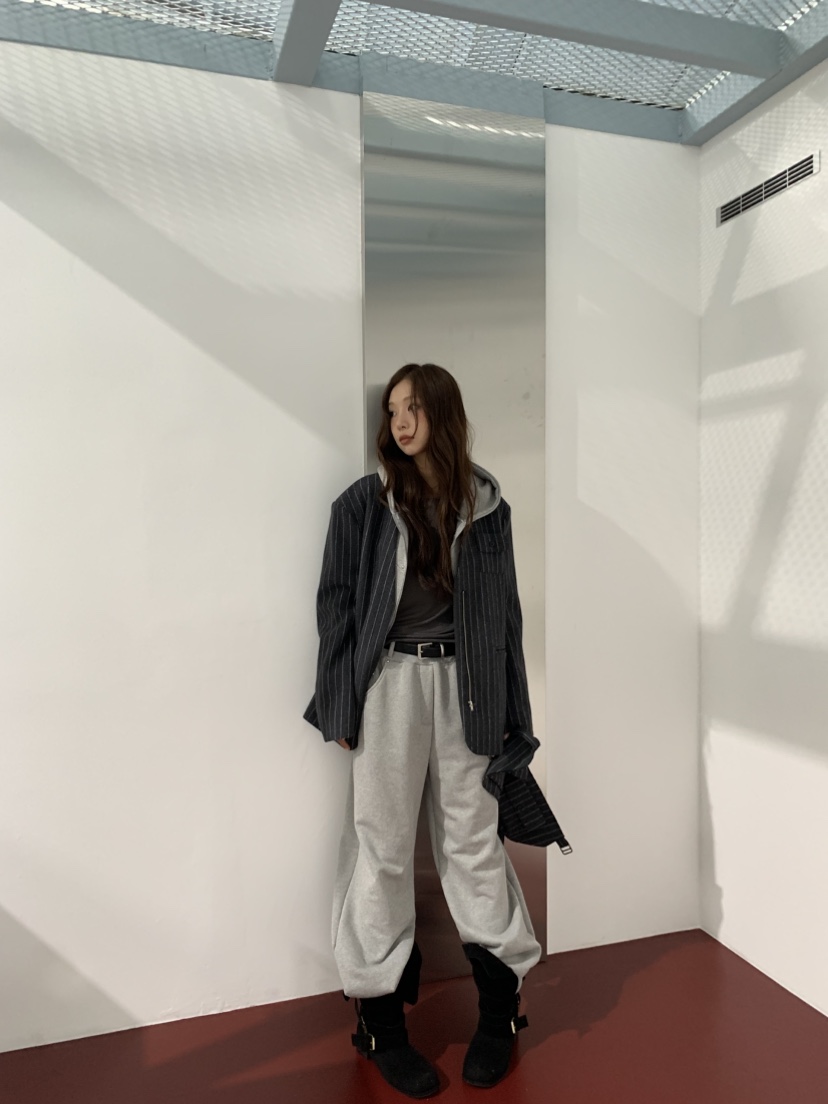 MURMUR韓國直郵㊣女裝新款推薦熱賣人氣時尚休閑夾克含腰包MURMUR夾克