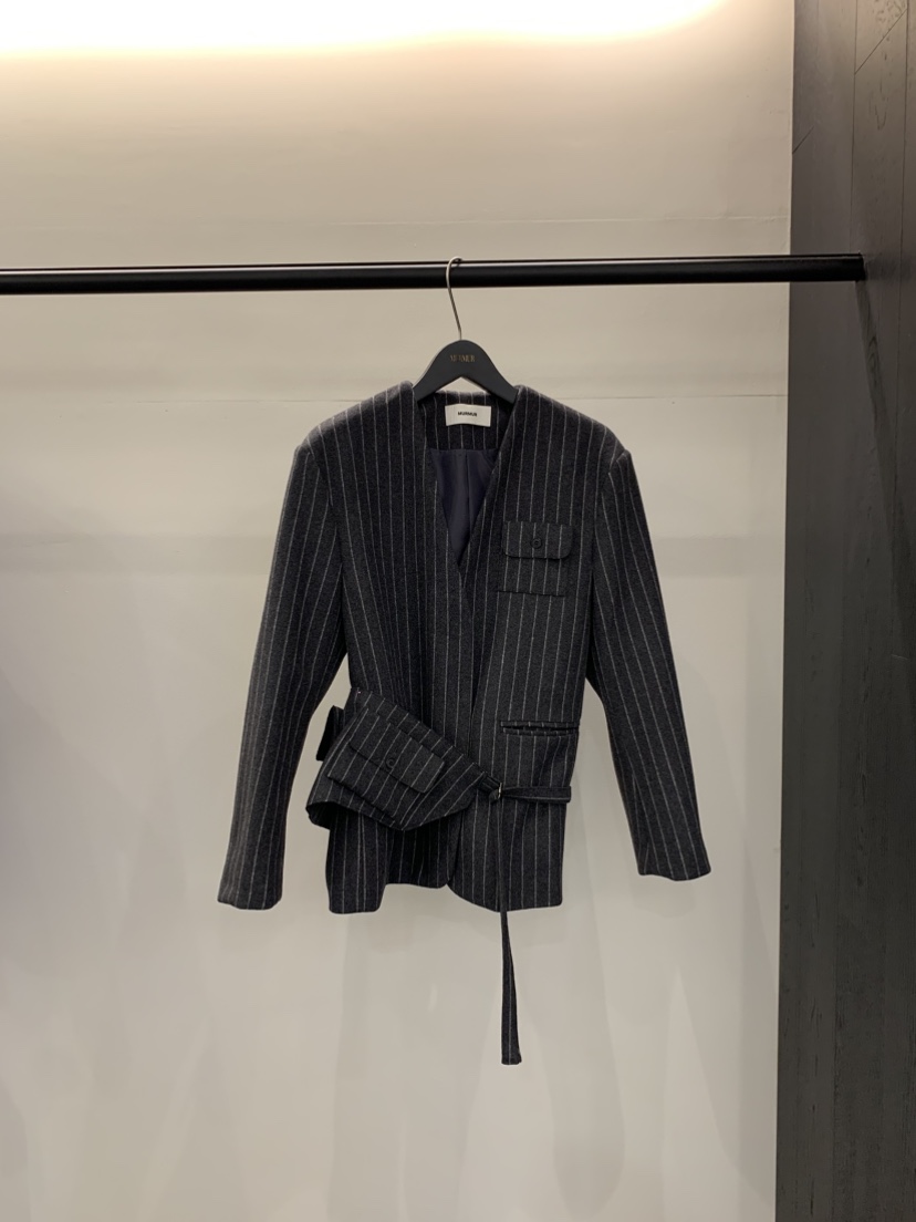 MURMUR韓國直郵㊣女裝新款推薦熱賣人氣時尚休閑夾克含腰包MURMUR夾克圖色2