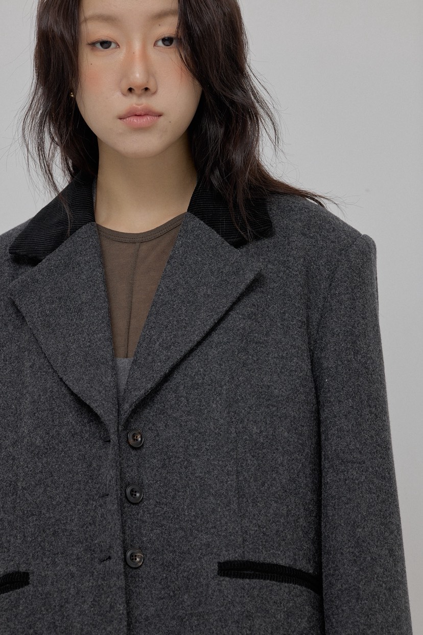 ATHEA東大門㊣代購女裝新品推薦時尚休閑職業25秋冬夾克羊毛ATHEA夾克