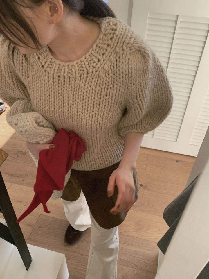 MARE東大門㊣直郵女裝新品人氣休閑職業推薦熱賣針織衫手工MARE針織衫圖色3