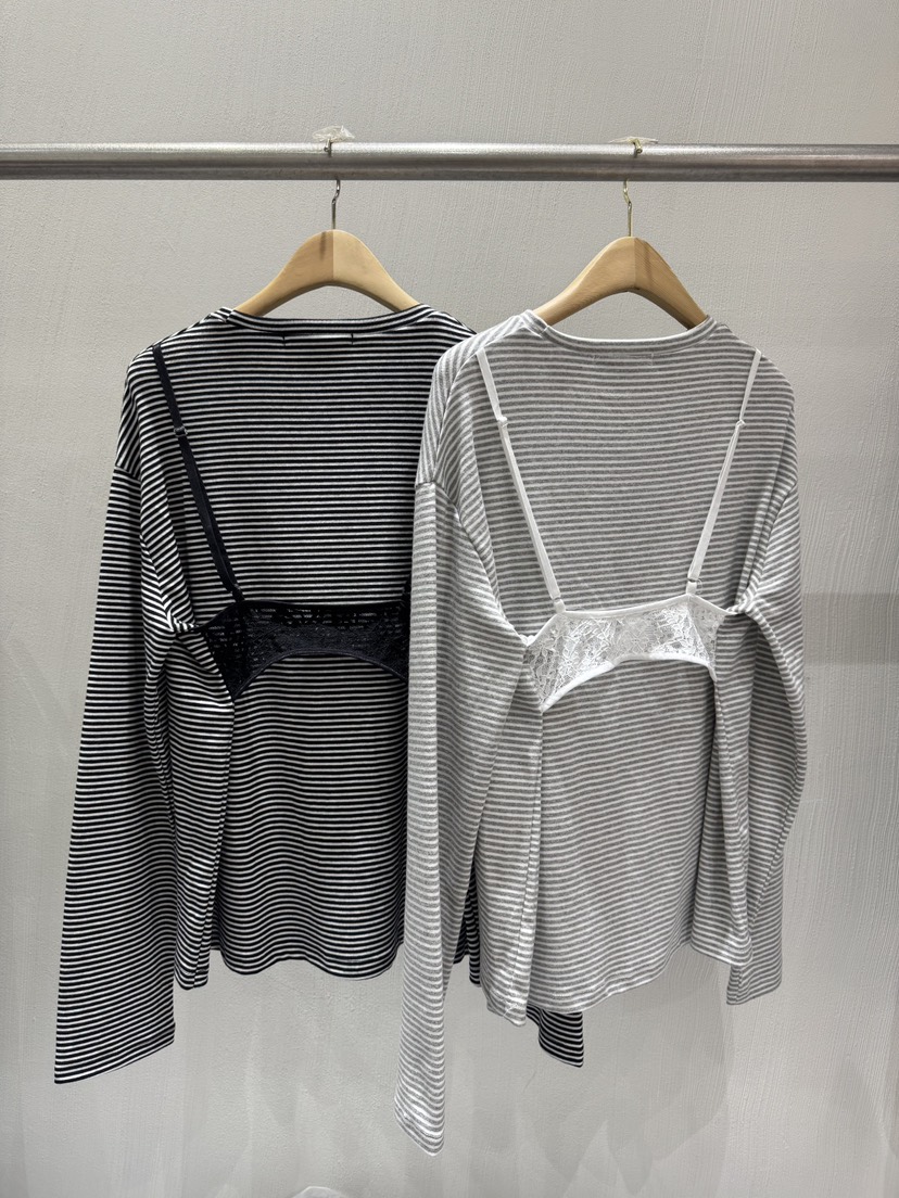 FRANC—L韓國代購㊣女裝新品時尚推薦職業25秋冬長袖T恤假兩件FRANC長袖T恤