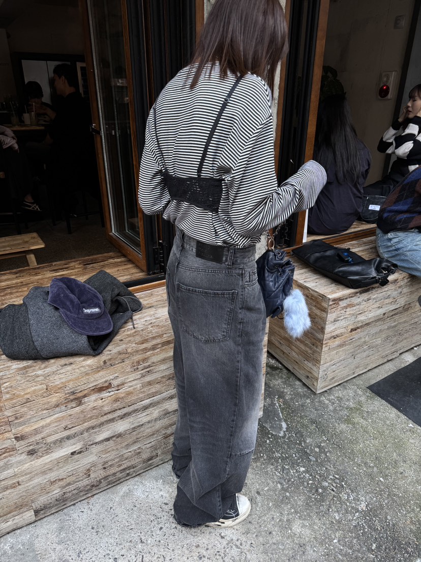 FRANC—L韓國代購㊣女裝新品時尚推薦職業25秋冬長袖T恤假兩件FRANC長袖T恤