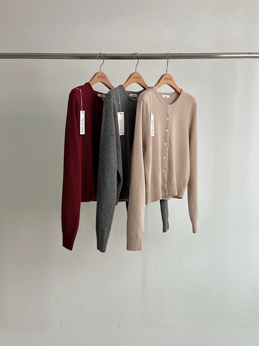 BLEECKER東大門㊣直郵女裝新品時尚休閑25秋冬針織衫美利奴羊毛BLEECKER針織衫