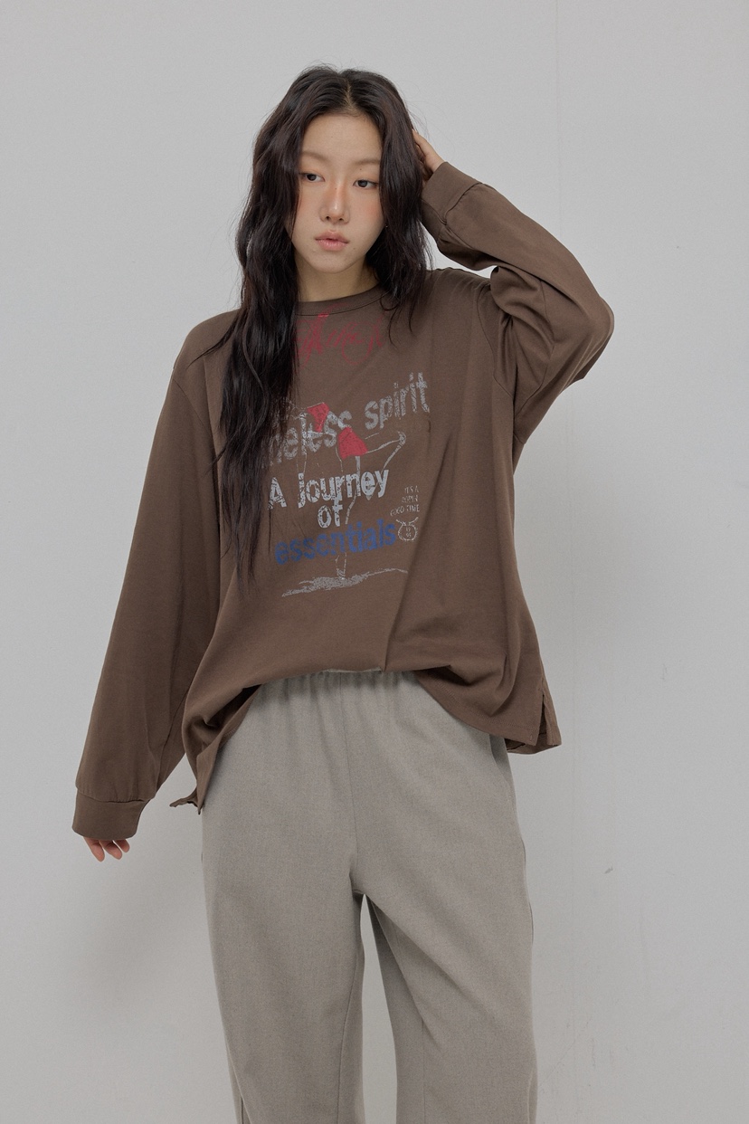 ATHEA韓國代購㊣女士新款人氣職業25秋冬推薦熱賣休閑長袖T恤ATHEA長袖T恤