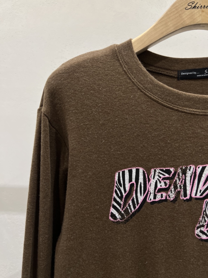 SHIRRING東大門㊣直郵女裝新款25秋冬推薦真品職業熱賣長袖T恤SHIRRING長袖T恤