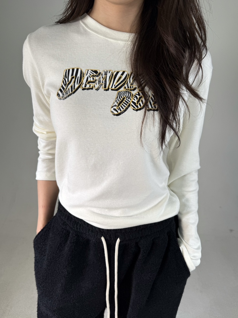 SHIRRING東大門㊣直郵女裝新款25秋冬推薦真品職業熱賣長袖T恤SHIRRING長袖T恤