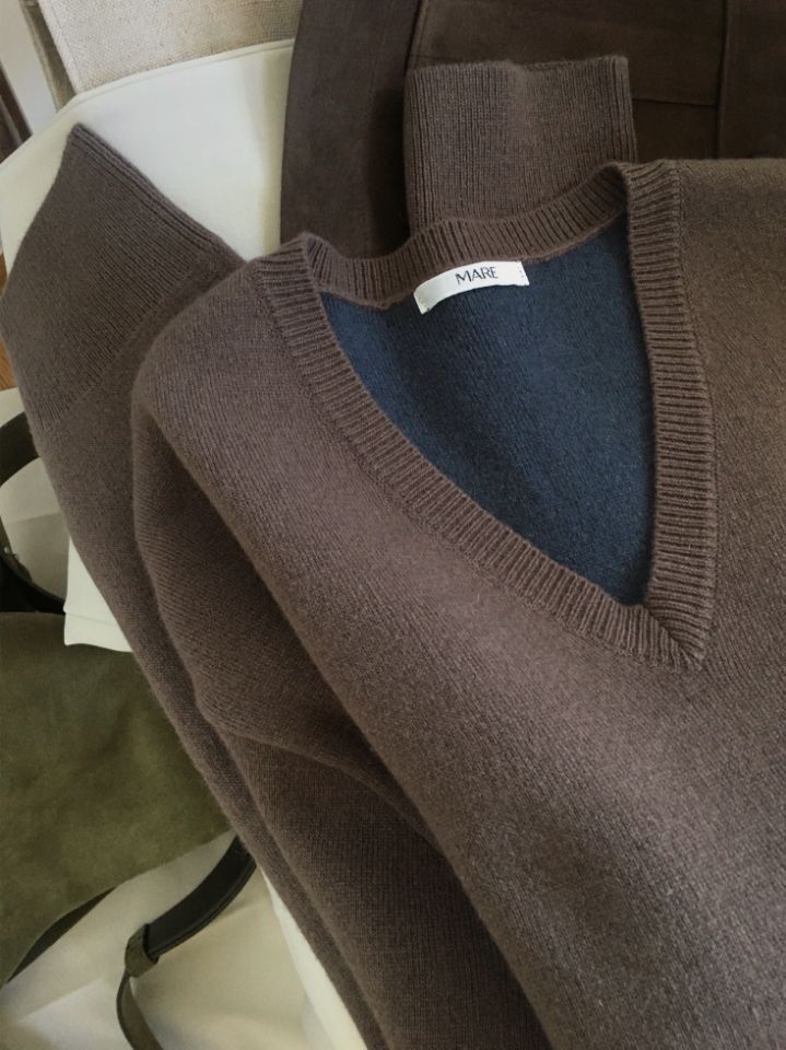 MARE東大門㊣代購女裝新品25秋冬休閑推薦針織衫不含內搭圍巾MARE針織衫