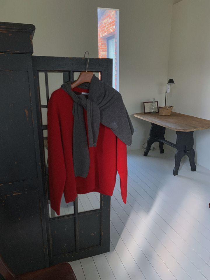 MARE東大門㊣代購女裝新品25秋冬休閑推薦針織衫不含內搭圍巾MARE針織衫