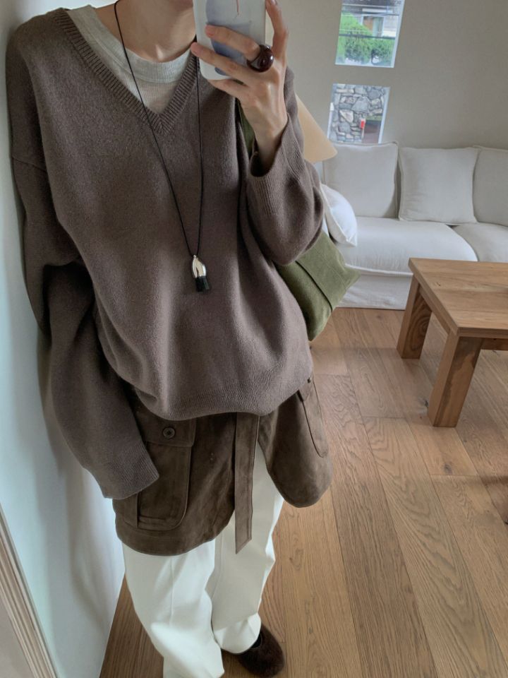 MARE東大門㊣代購女裝新品25秋冬休閑推薦針織衫不含內搭圍巾MARE針織衫