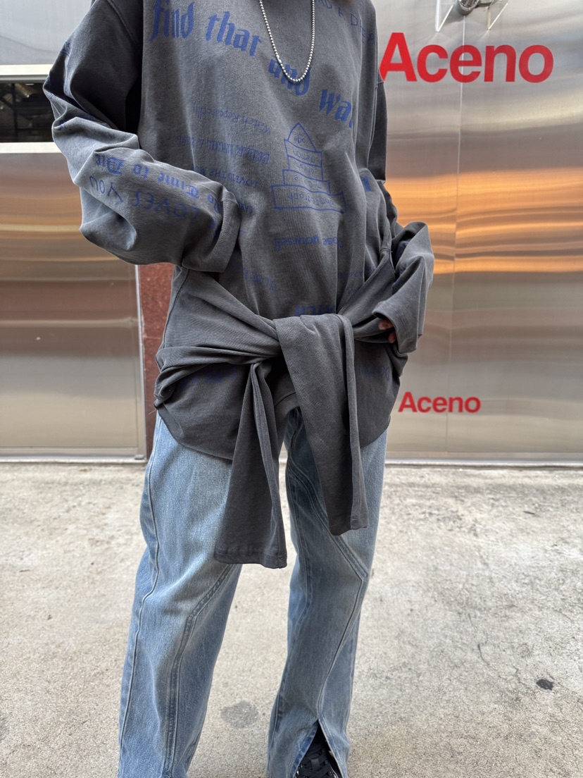 FRANC—L東大門㊣直郵女裝新品休閑時尚25秋冬人氣推薦長袖T恤FRANC長袖T恤