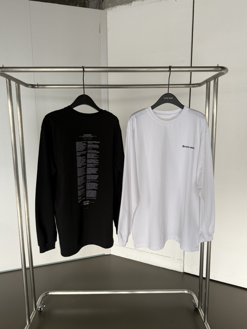 OVER NEAR東大門㊣代購女士新品人氣推薦職業時尚25秋冬長袖T恤OVER NEAR長袖T恤