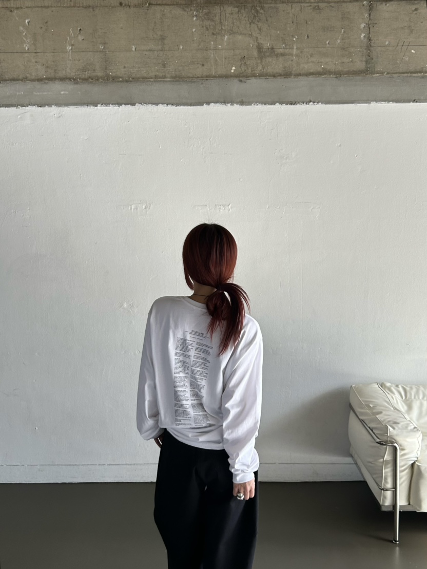 OVER NEAR東大門㊣代購女士新品人氣推薦職業時尚25秋冬長袖T恤OVER NEAR長袖T恤