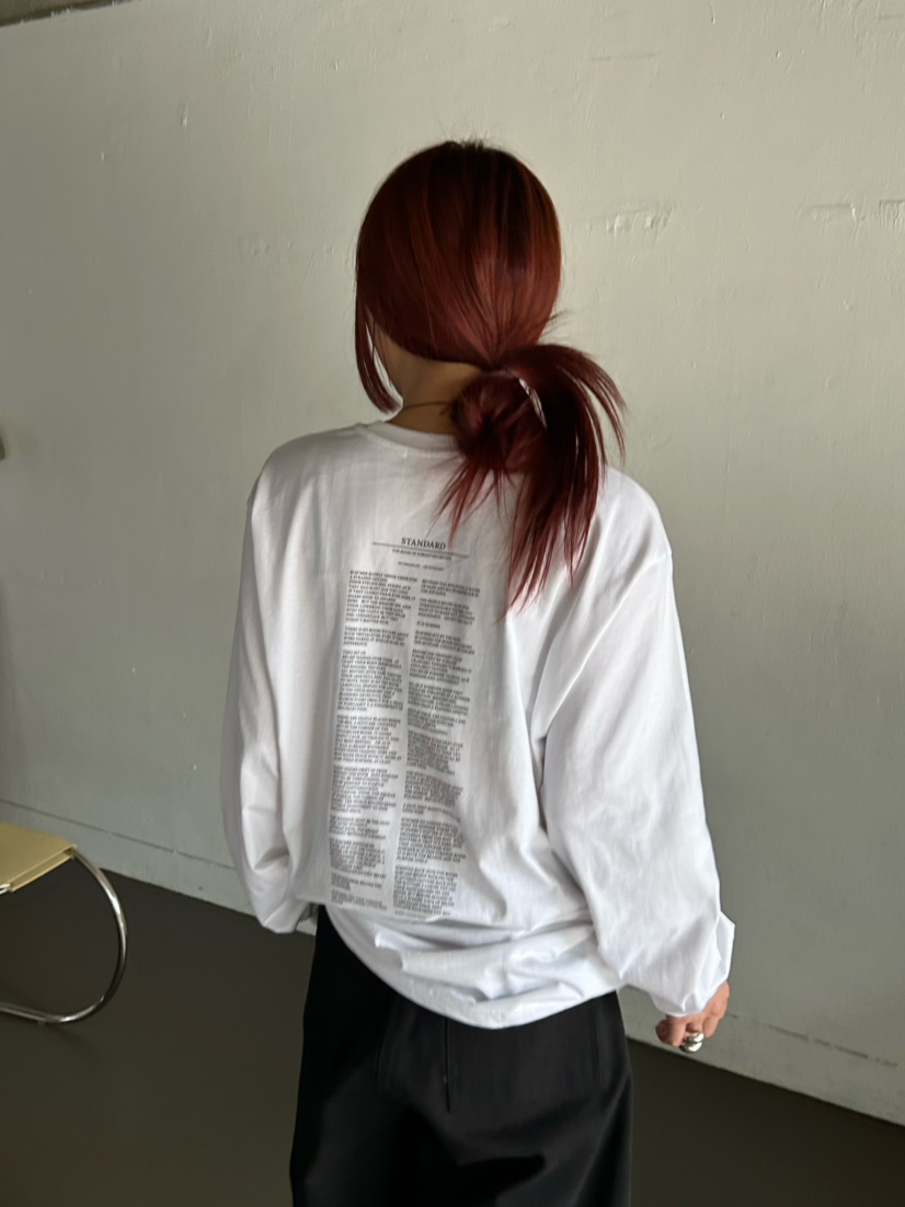 OVER NEAR東大門㊣代購女士新品人氣推薦職業時尚25秋冬長袖T恤OVER NEAR長袖T恤