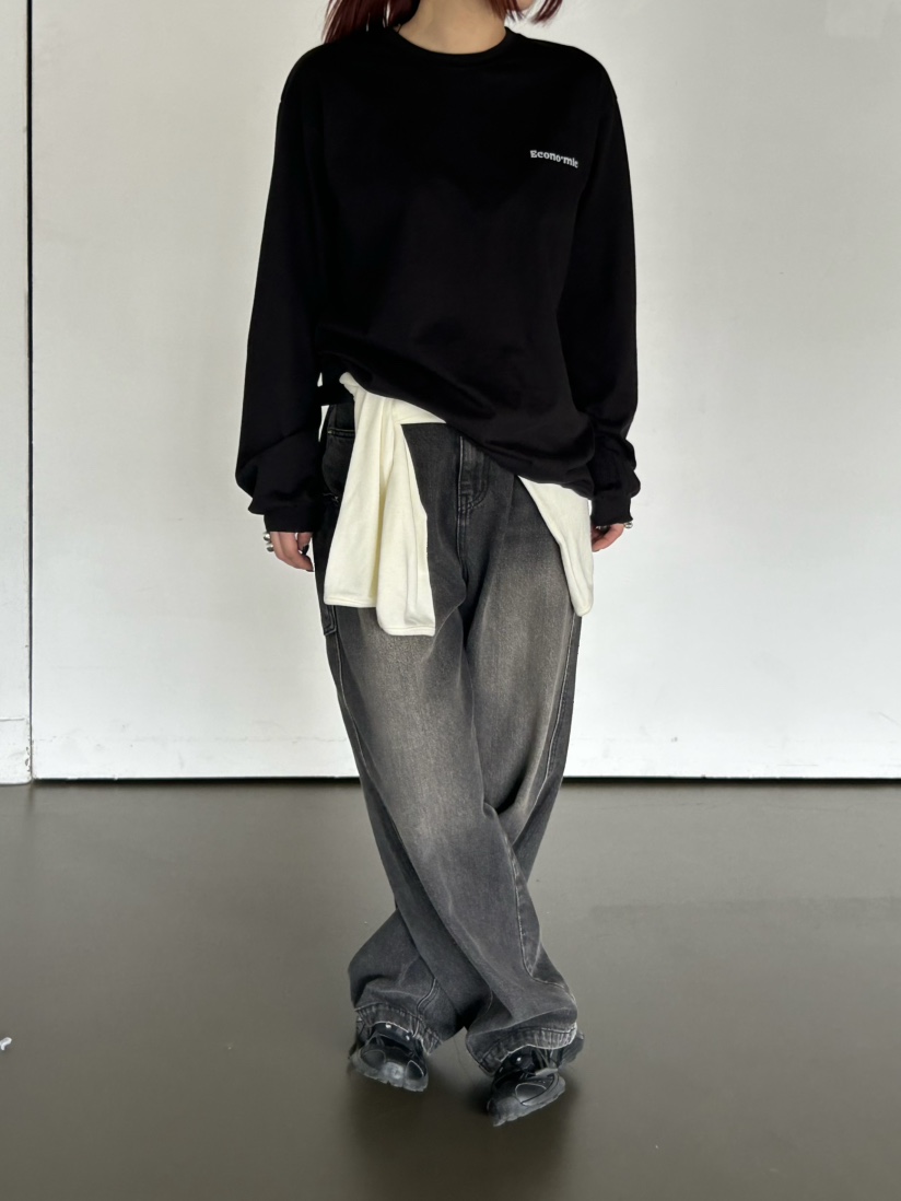 OVER NEAR東大門㊣代購女士新品人氣推薦職業時尚25秋冬長袖T恤OVER NEAR長袖T恤