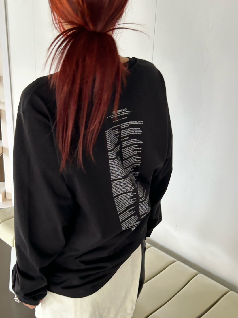 OVER NEAR東大門㊣代購女士新品人氣推薦職業時尚25秋冬長袖T恤OVER NEAR長袖T恤