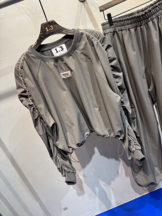 1.3東大門㊣直郵女裝新款25秋冬熱賣人氣真品職業套裝褶皺1.3套裝