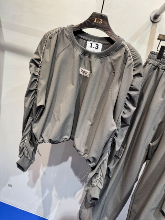 1.3東大門㊣直郵女裝新款25秋冬熱賣人氣真品職業套裝褶皺1.3套裝