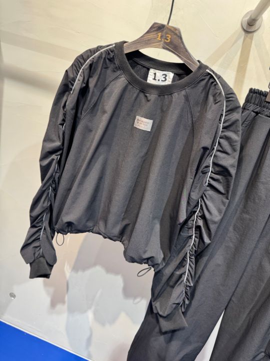 1.3東大門㊣直郵女裝新款25秋冬熱賣人氣真品職業套裝褶皺1.3套裝