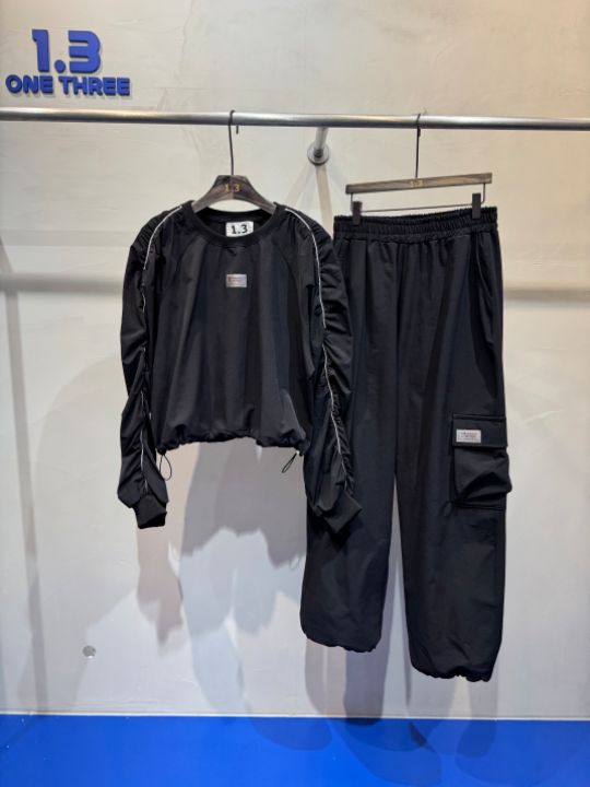 1.3東大門㊣直郵女裝新款25秋冬熱賣人氣真品職業套裝褶皺1.3套裝