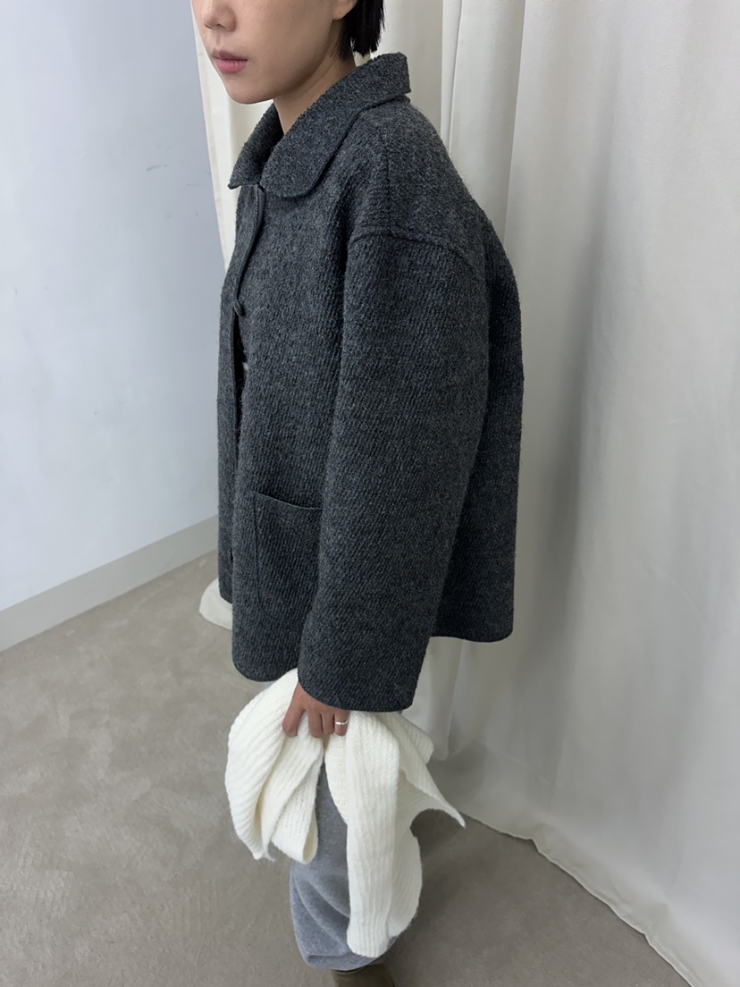 MURS東大門㊣代購女士新款休閑25秋冬推薦時尚真品短款大衣MURS短款大衣