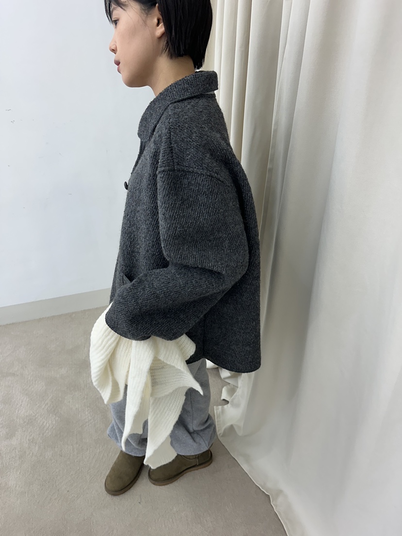 MURS東大門㊣代購女士新款休閑25秋冬推薦時尚真品短款大衣MURS短款大衣