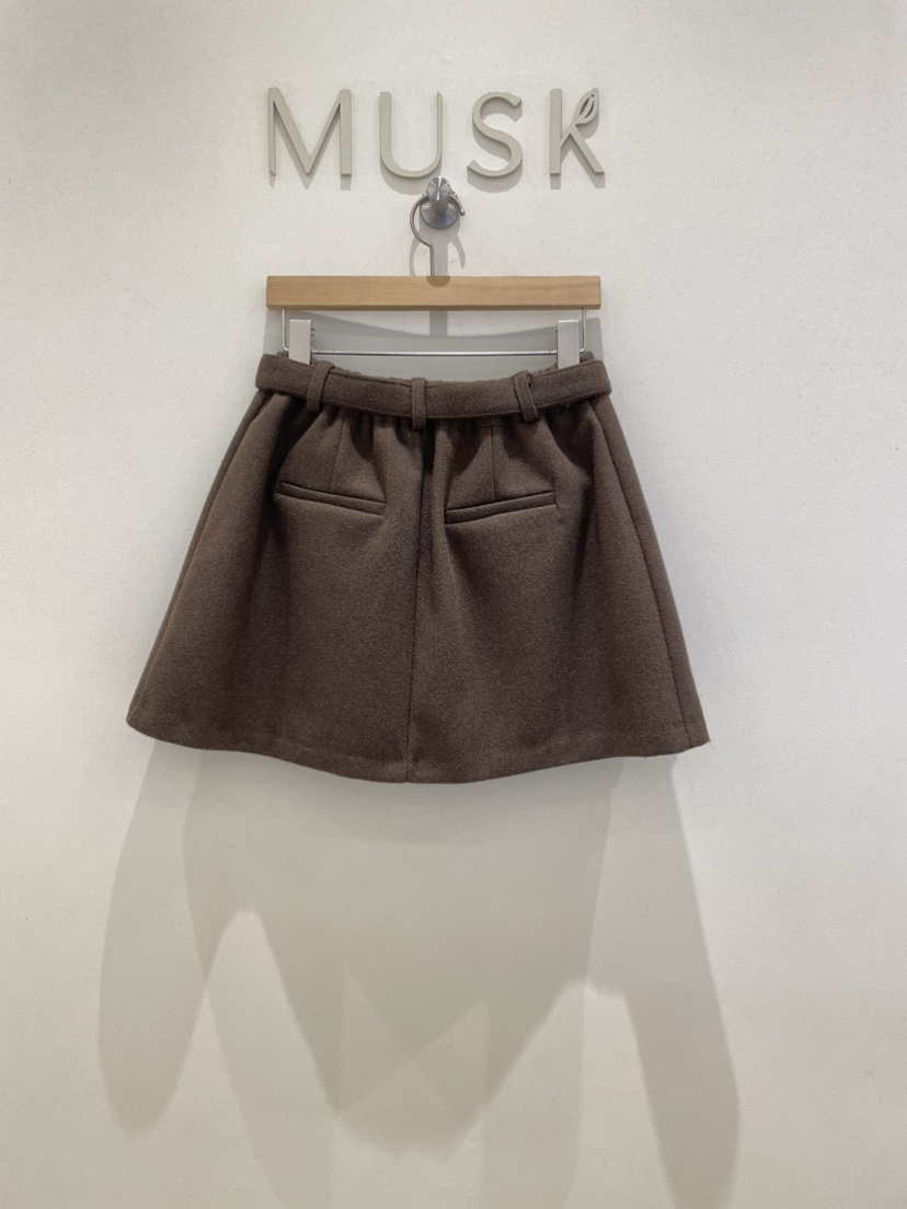MUSK東大門㊣直郵女裝新品推薦休閑人氣熱賣職業短裙含腰帶MUSK短裙