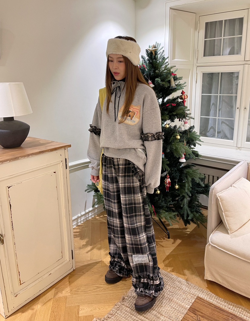 BOUTIQUE-L東大門㊣直郵女士新品熱賣25秋冬休閑推薦職業衛衣BOUTIQUE-L衛衣