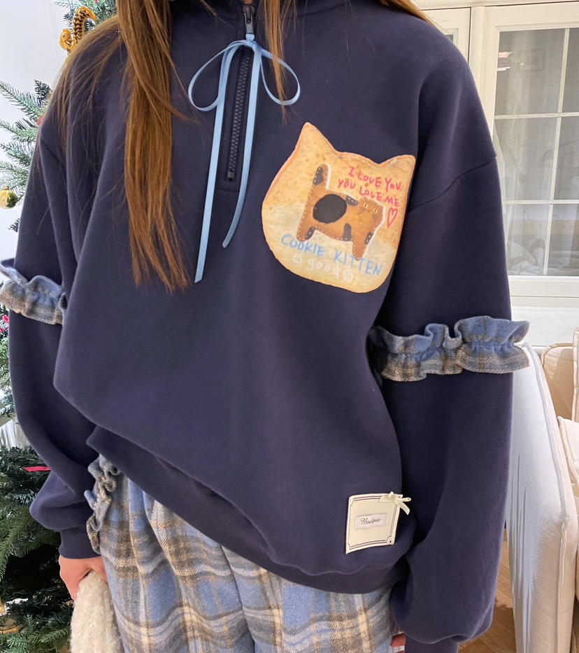 BOUTIQUE-L東大門㊣直郵女士新品熱賣25秋冬休閑推薦職業衛衣BOUTIQUE-L衛衣