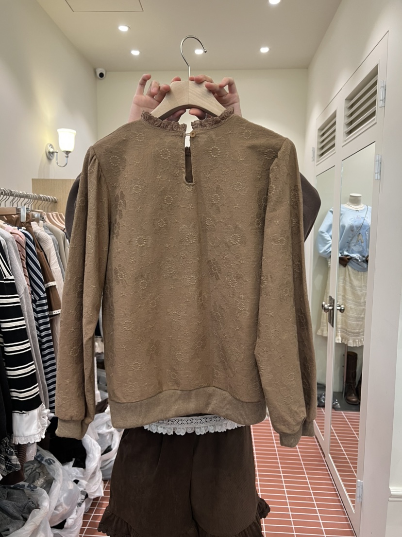 BE&BE東大門㊣直郵女裝新款休閑時尚推薦人氣襯衫蕾絲衫BE&be襯衫/蕾絲衫