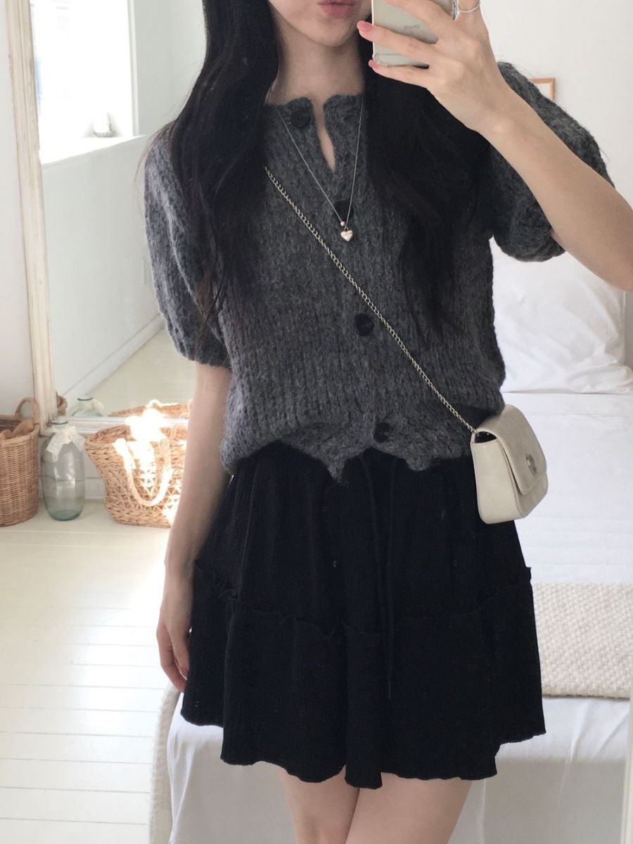 EOMPIT東大門㊣實拍女士新款時尚人氣職業推薦25秋冬休閑短裙EOMPIT短裙