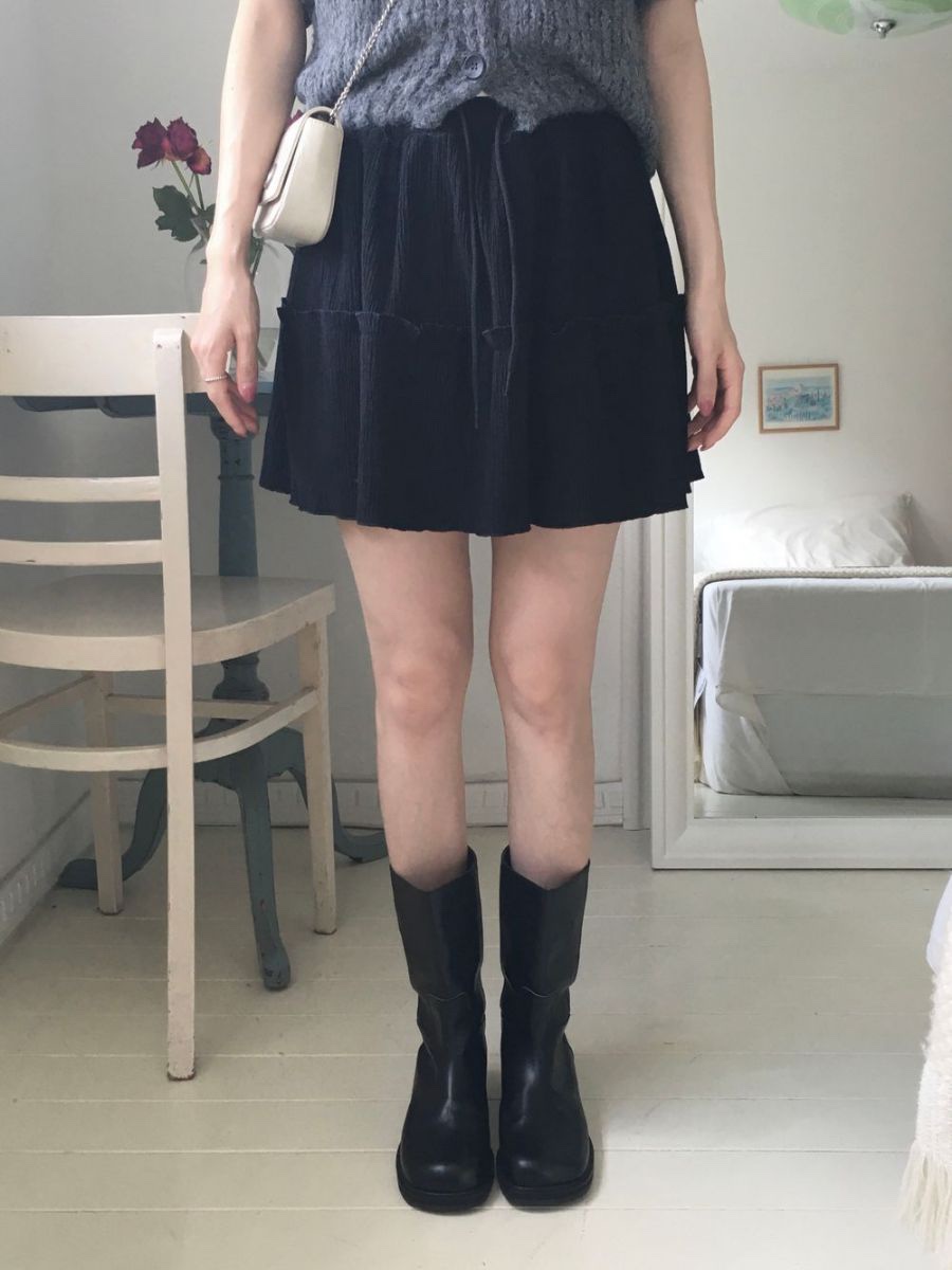 EOMPIT東大門㊣實拍女士新款時尚人氣職業推薦25秋冬休閑短裙EOMPIT短裙圖色2