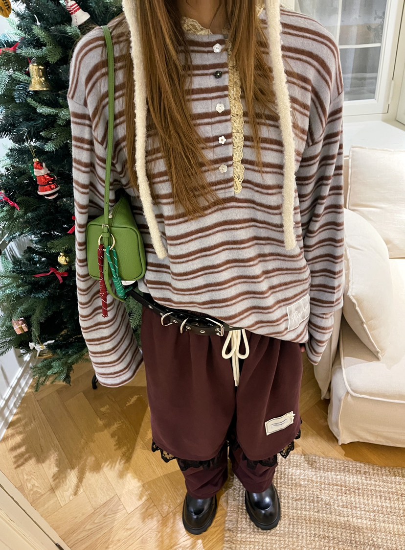 BOUTIQUE-L東大門㊣代購女裝新品熱賣25秋冬休閑褲不含腰帶BOUTIQUE-L休閑褲