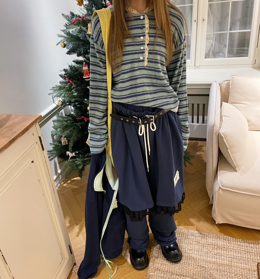 BOUTIQUE-L東大門㊣代購女裝新品熱賣25秋冬休閑褲不含腰帶BOUTIQUE-L休閑褲