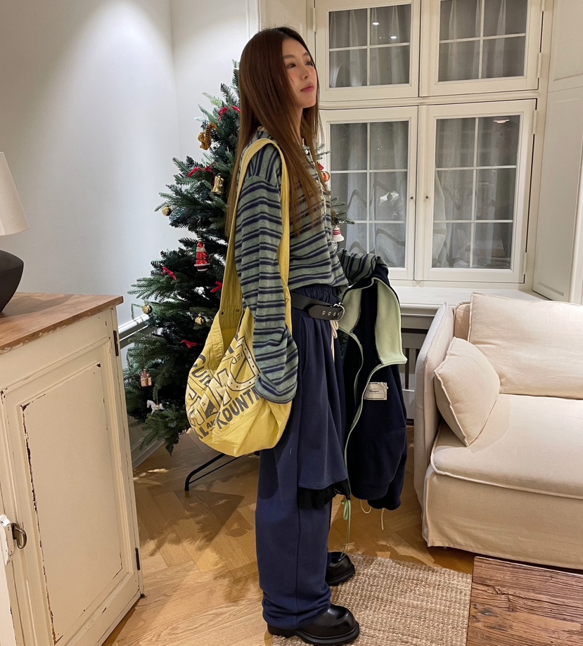 BOUTIQUE-L東大門㊣代購女裝新品熱賣25秋冬休閑褲不含腰帶BOUTIQUE-L休閑褲