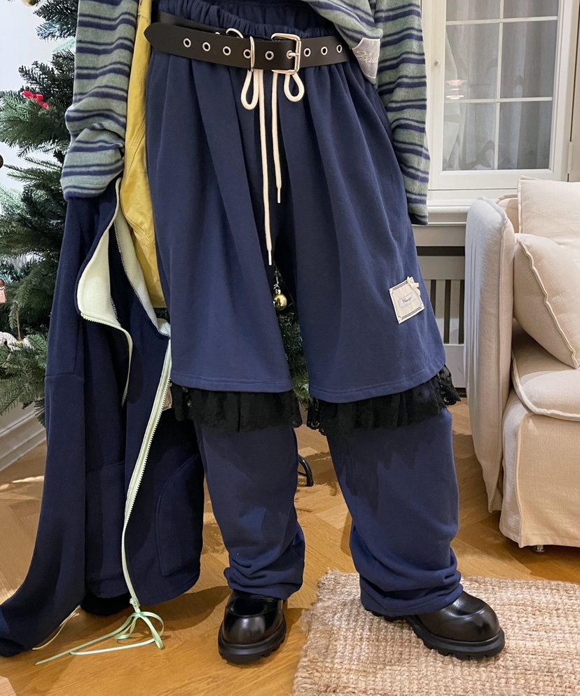 BOUTIQUE-L東大門㊣代購女裝新品熱賣25秋冬休閑褲不含腰帶BOUTIQUE-L休閑褲圖色2