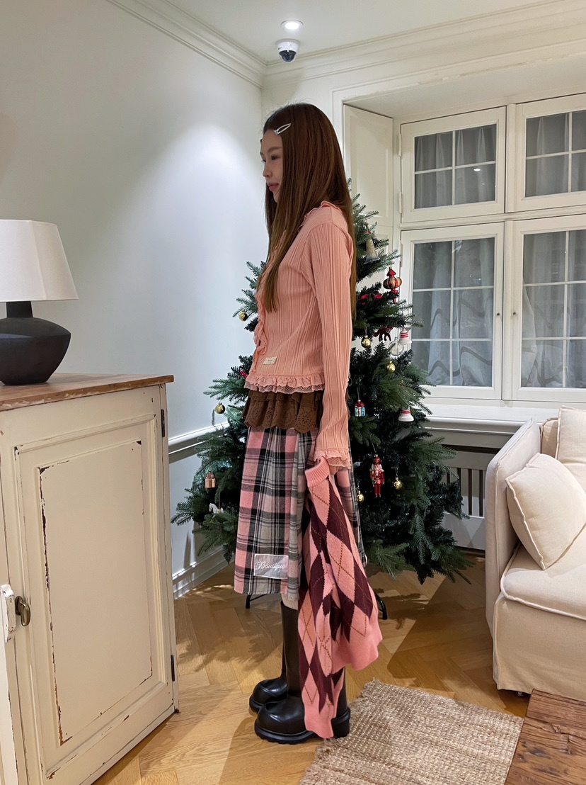 BOUTIQUE-L東大門㊣直郵女士新品真品25秋冬人氣推薦長袖T恤BOUTIQUE-L長袖T恤