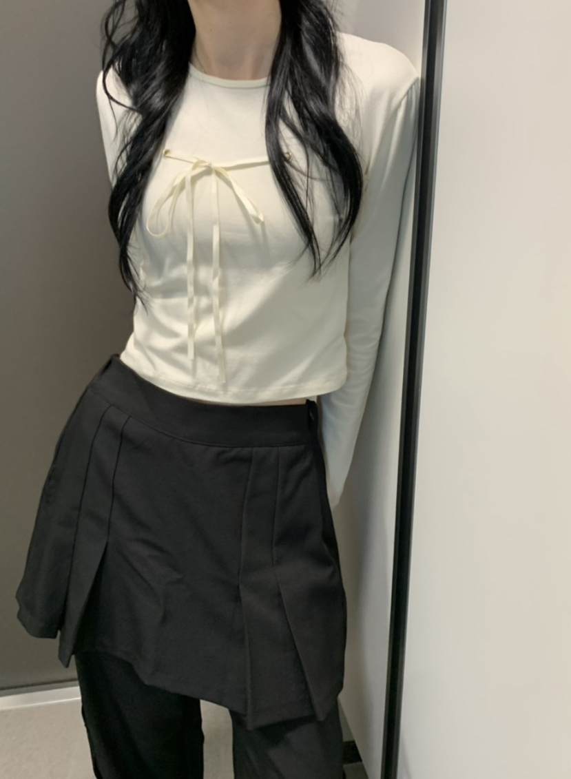 DARLUZ_MI韓國代購㊣女士新款推薦休閑時尚25秋冬職業長袖T恤DARLUZ_MI長袖T恤