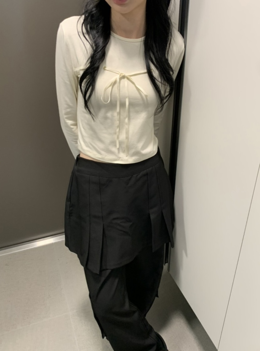 DARLUZ_MI韓國代購㊣女士新款推薦休閑時尚25秋冬職業長袖T恤DARLUZ_MI長袖T恤