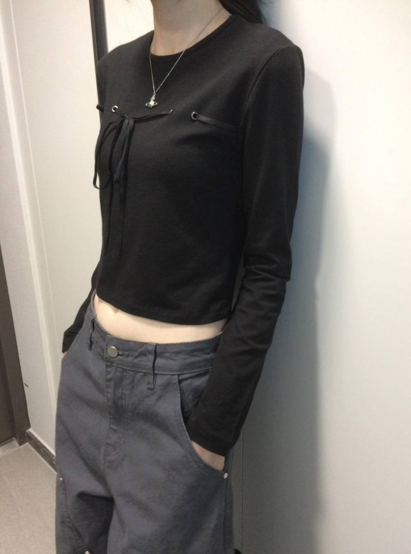 DARLUZ_MI韓國代購㊣女士新款推薦休閑時尚25秋冬職業長袖T恤DARLUZ_MI長袖T恤