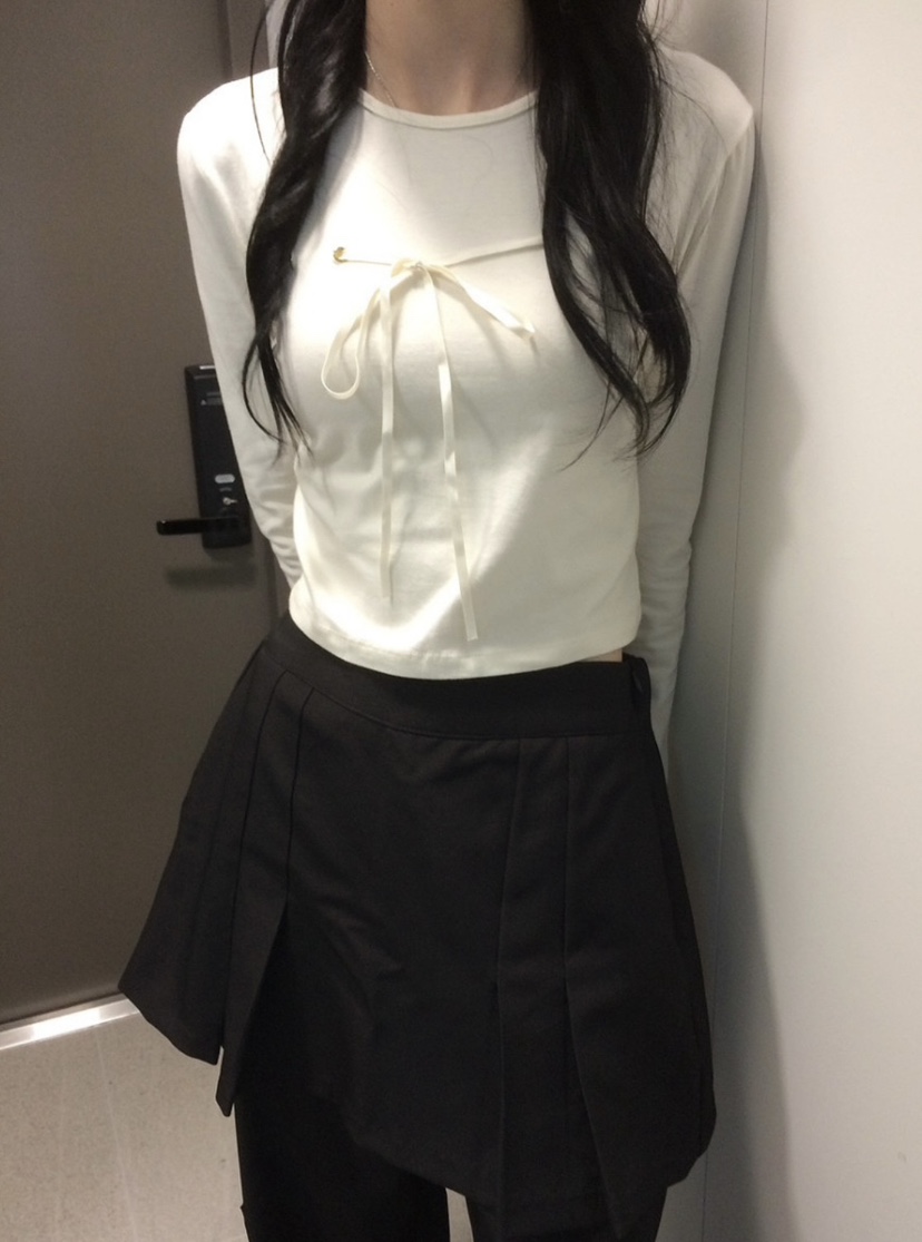 DARLUZ_MI韓國代購㊣女士新款推薦休閑時尚25秋冬職業長袖T恤DARLUZ_MI長袖T恤