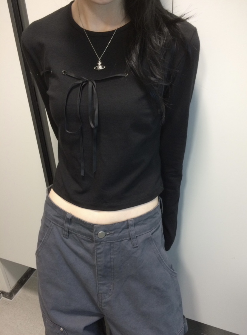 DARLUZ_MI韓國代購㊣女士新款推薦休閑時尚25秋冬職業長袖T恤DARLUZ_MI長袖T恤圖色2