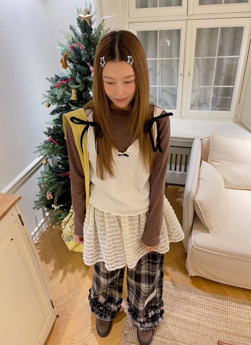 BOUTIQUE-L東大門㊣直郵女士新品休閑25秋冬真品推薦長袖T恤BOUTIQUE-L長袖T恤