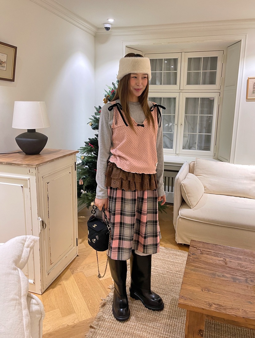 BOUTIQUE-L東大門㊣直郵女士新品休閑25秋冬真品推薦長袖T恤BOUTIQUE-L長袖T恤