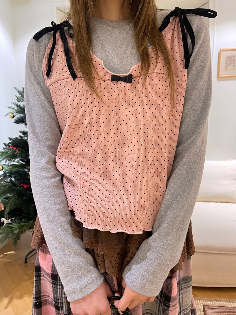 BOUTIQUE-L東大門㊣直郵女士新品休閑25秋冬真品推薦長袖T恤BOUTIQUE-L長袖T恤